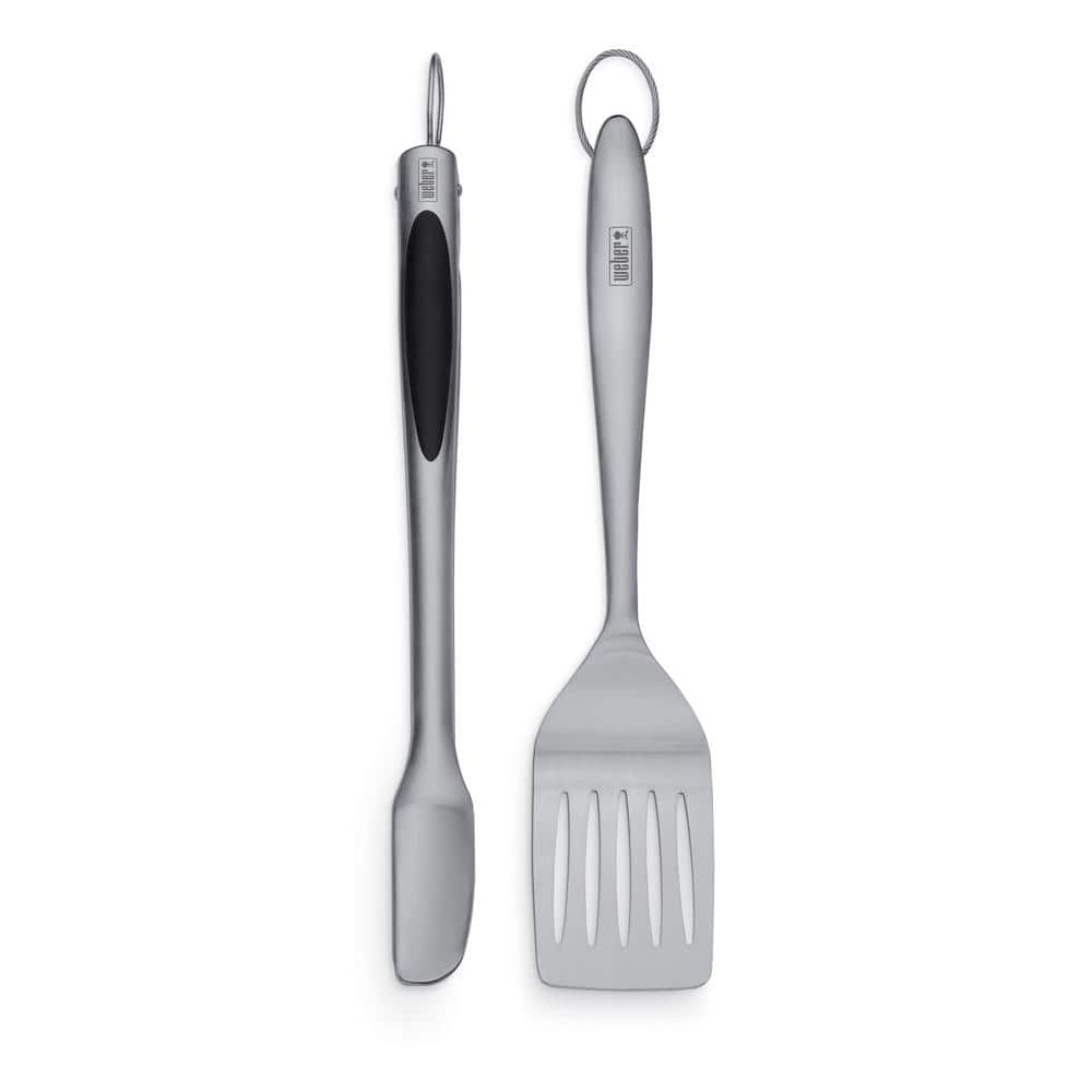 Stainless Steel Black Ergonomic Barbecue Tool Set