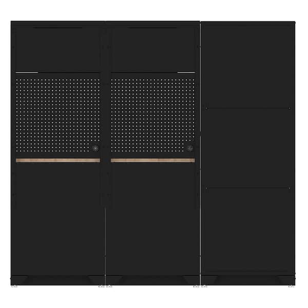 Husky 80.2 in. W x 75 in. H x 19.2 in. D Steel 8-Piece Garage