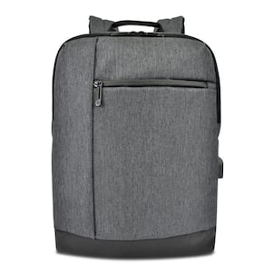 Heliosx 16 in. Brush Grey Lightweight Tech Backpack with UV Sterilizing Pocket
