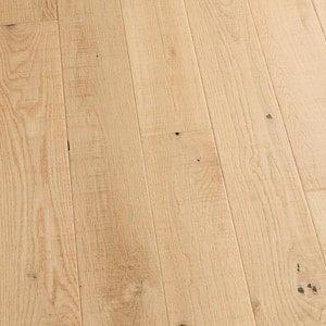 Take Home Sample - Point Reyes French Oak Water Resistant Distressed Solid Hardwood Flooring - 5 in. x 7 in.