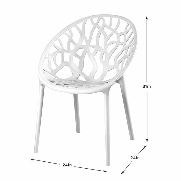 bunnings white plastic chairs