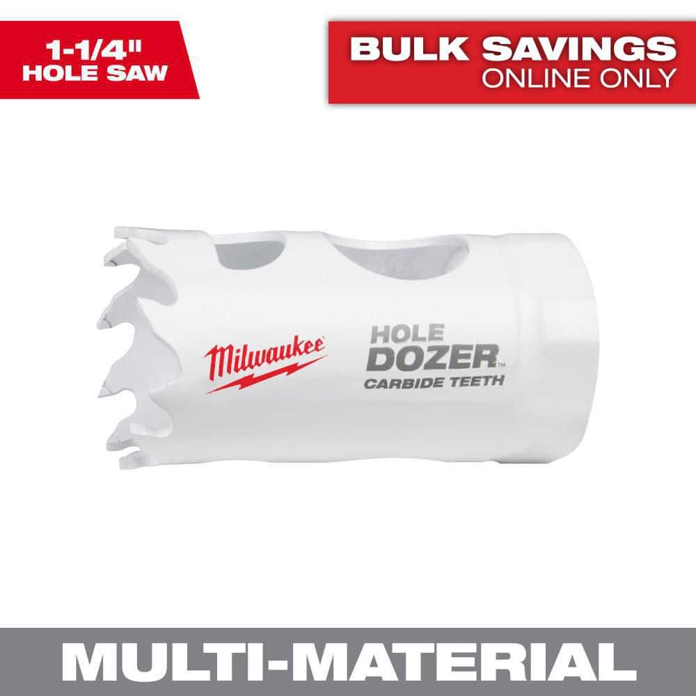 Milwaukee 1-1/4 in. Hole Dozer Carbide Hole Saw 49-56-0710 - The