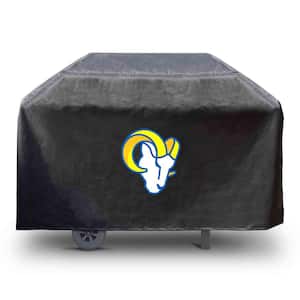 NFL-Los Angeles Rams Rectangular Black Grill Cover - 68 in. x 21 in. x 35 in.