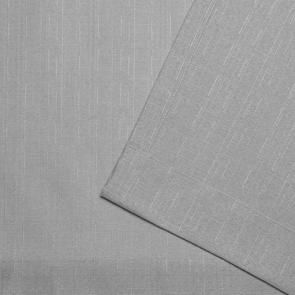 Dove Grey Polyester Light-Filtering Grommet Curtain Panel