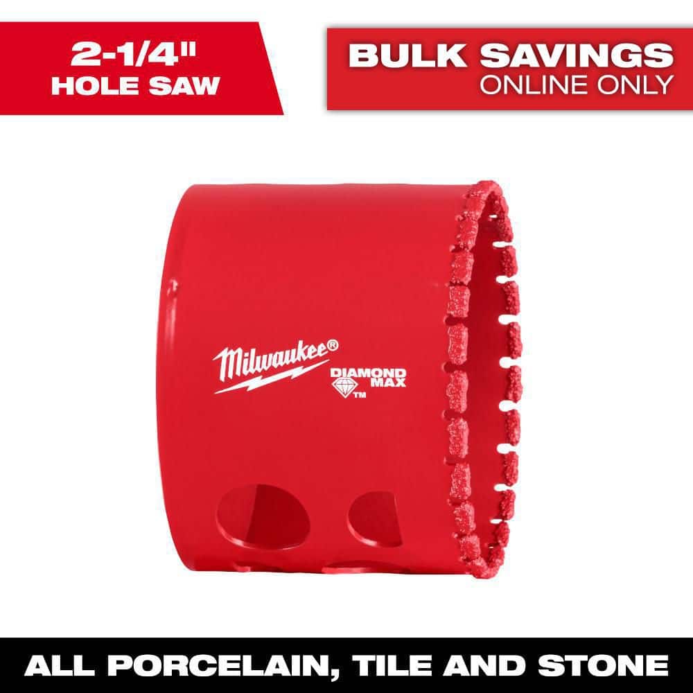 hamachan_dayo　0206 Milwaukee 2-1/4 in. Diamond Max Hole Saw 49-56-5652 - The Home Depot