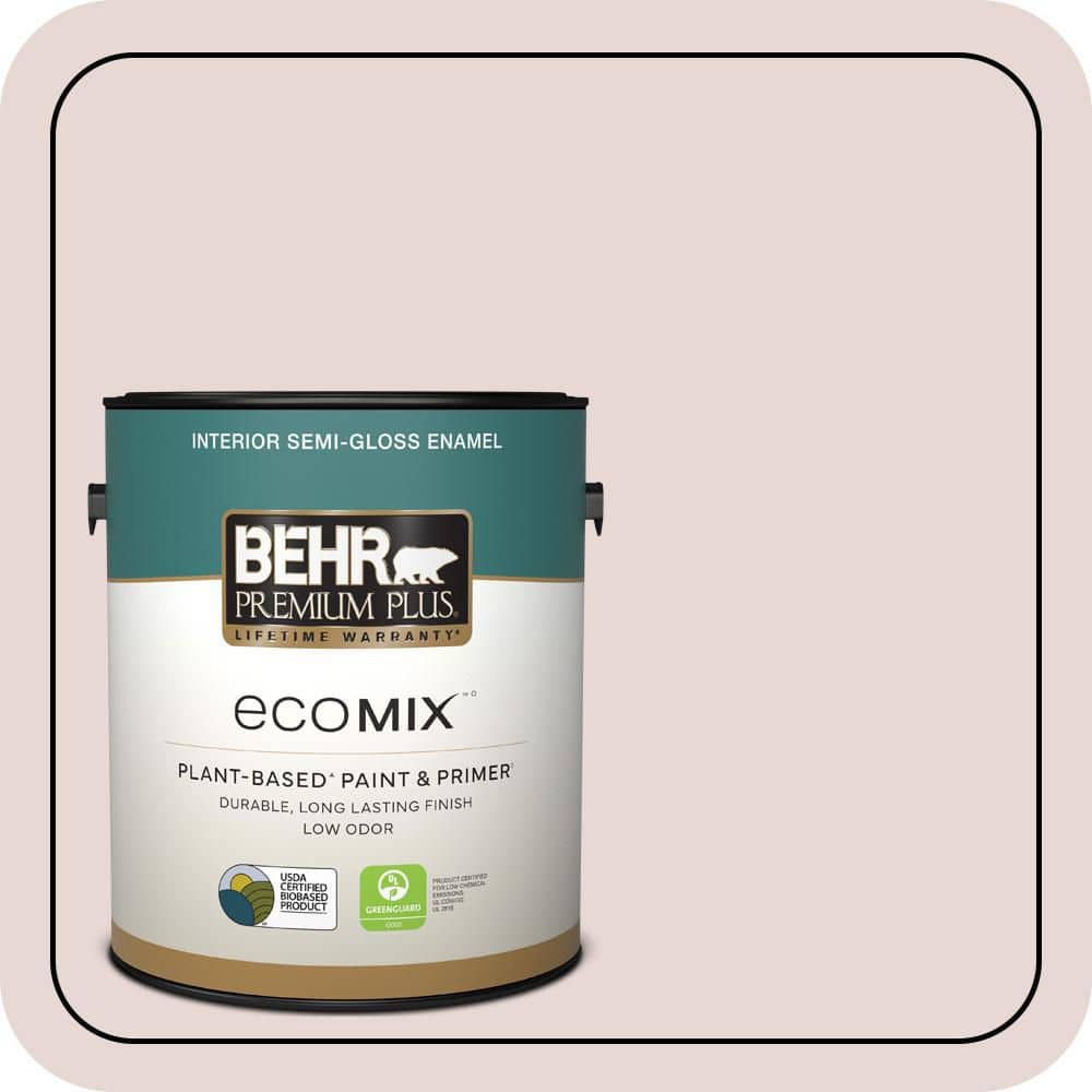 1 gal. #710A-2 Sentimental Semi-Gloss Enamel EcoMix Plant-Based Interior Paint & Primer price history on PriceWatchPro