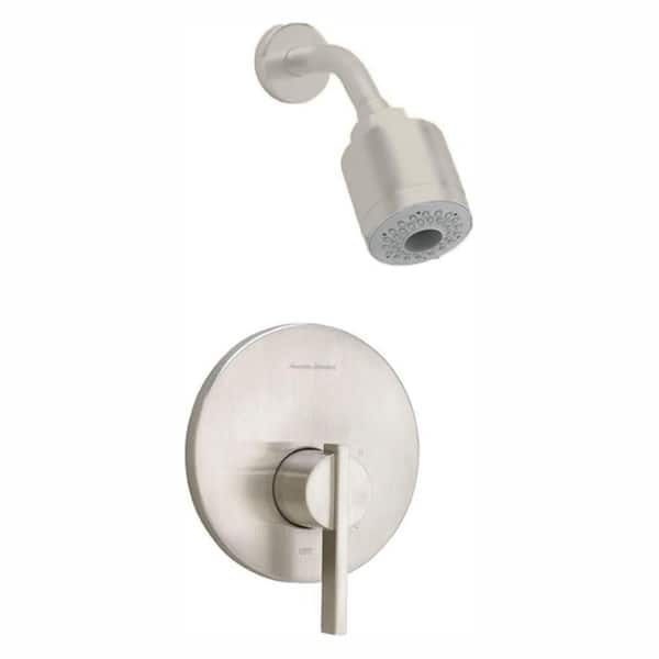 American Standard Berwick Single-Handle Wall-Mount Shower Faucet Trim Kit in Brushed Nickel (Valve Sold Separately)
