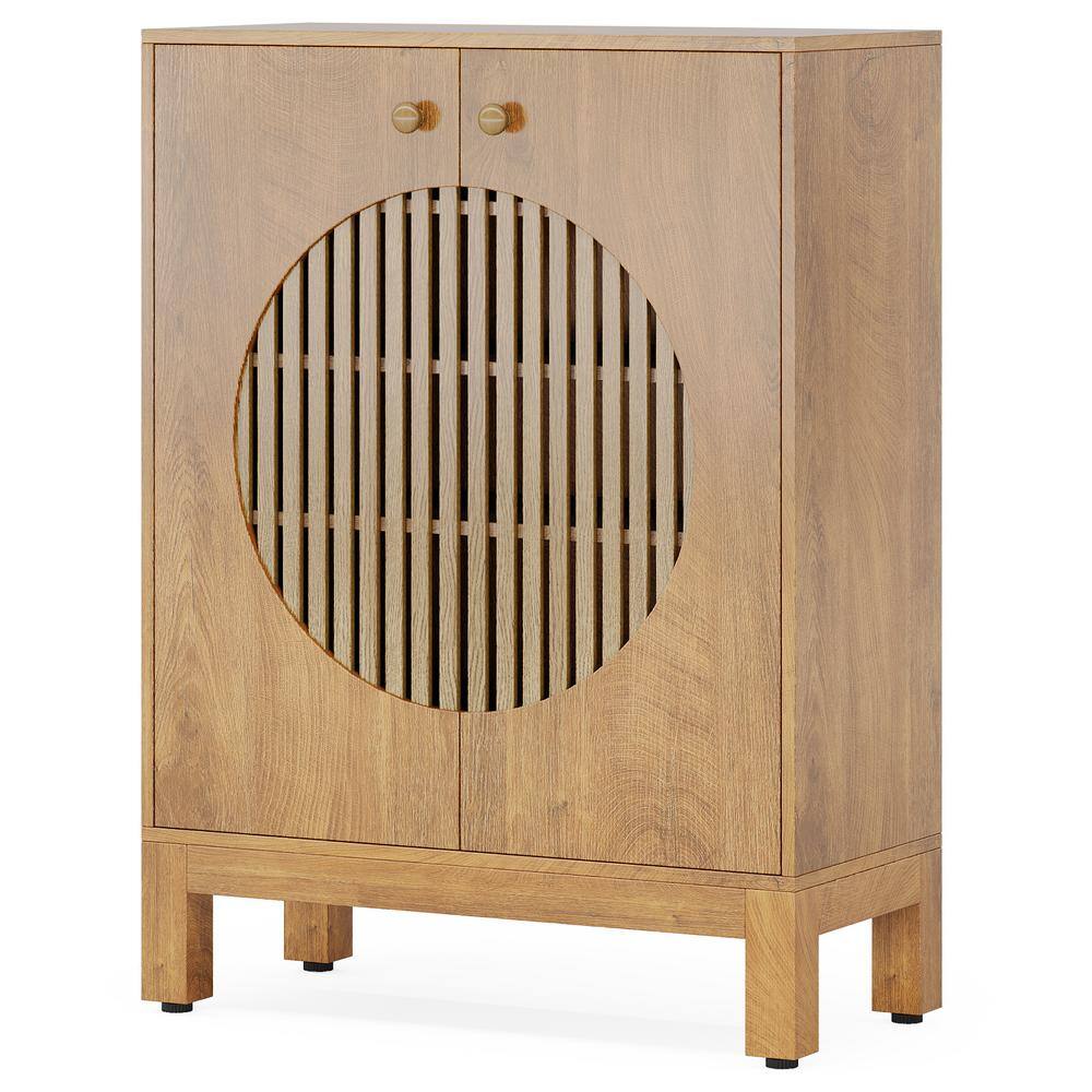 39.7 in. H x 28.7 in. W Light Brown Engineered Wood Shoe Storage Cabinet price history on PriceWatchPro