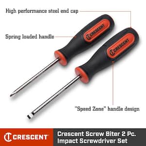 Screw Biter Dual Material Extraction Screwdriver Set (2-Piece)