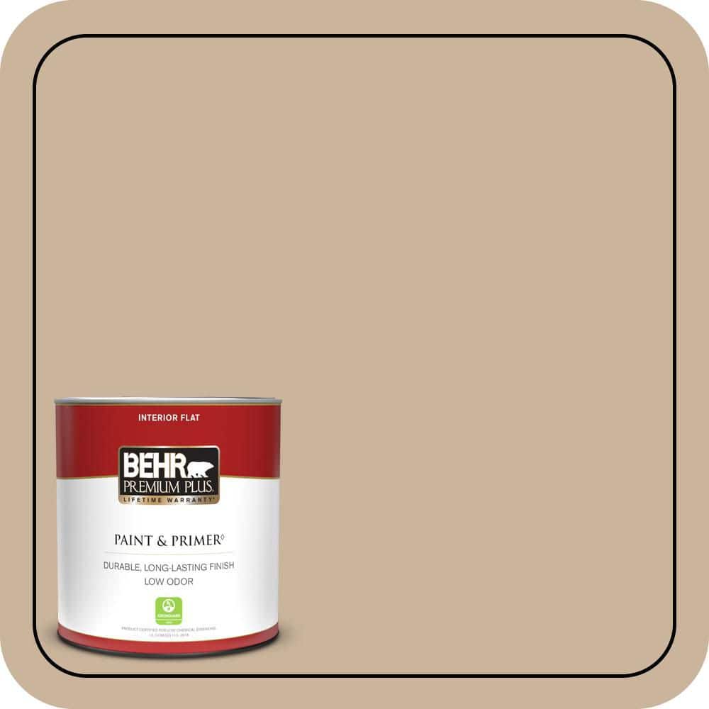1 qt. #PPU4-07 Mushroom Bisque Flat Low Odor Interior Paint & Primer price history on PriceWatchPro