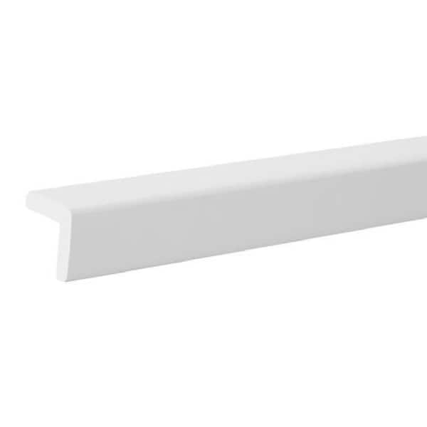 Hampton Bay Avondale/Leyton 1 in. W x 91.5 in. H Outside Corner Moulding in Alpine White