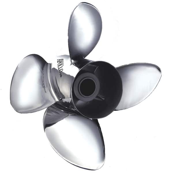 MICHIGAN WHEEL Apollo LH, 14-5/8 in. Dia x 16 in. Pitch 4-Blade Stainless Steel Propeller
