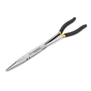 Double-X Long Reach Long Nose Straight Dipped Grip Plier