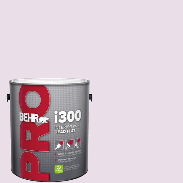 BEHR PRO 1 gal. #650A-2 Ice Ballet Dead Flat Interior Paint