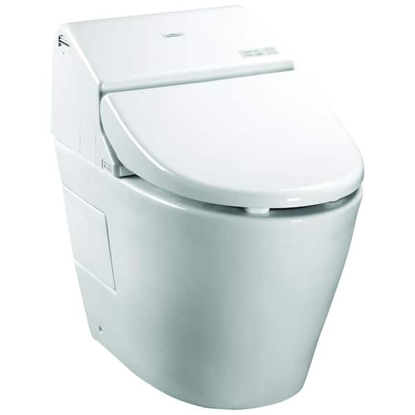 TOTO Neorest 550H 1-Piece 0.8/1.0 GPF Dual Flush Elongated Toilet in Cotton White, Seat Included