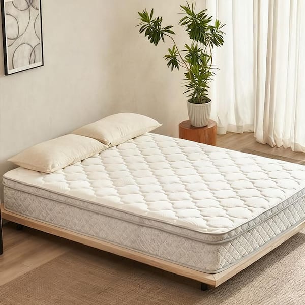 Full Soft 12" Breathable Cool Cover Memory Foam Pocket Spring Hybrid Mattress, Individual Pocket Coil, Medium Firm