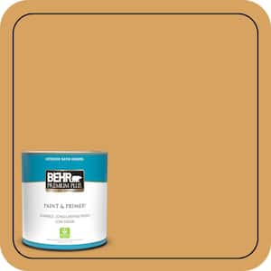 1 qt. #MQ4-10 Amber Brew Satin Enamel Low Odor Interior Paint & Primer