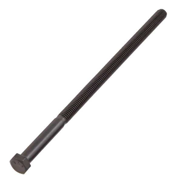 DECKMATE 3/8 in. -16 x 8 in. Black Hex Bolt