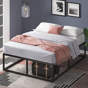 Joseph Black Metal Queen 14 in. Platform Bed
