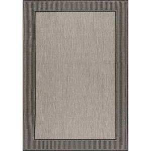 Gris Gray 3 ft. x 4 ft. Indoor/Outdoor Patio Area Rug