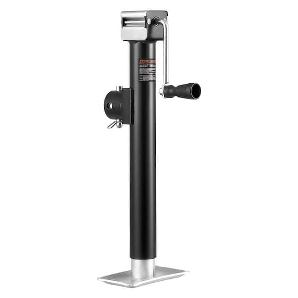 Trailer Jack, 5000lbs. Load, Weld-on Swivel Jack with Ergonomic Handle, 15-in. Vertical Travel, for RV, 2025 update