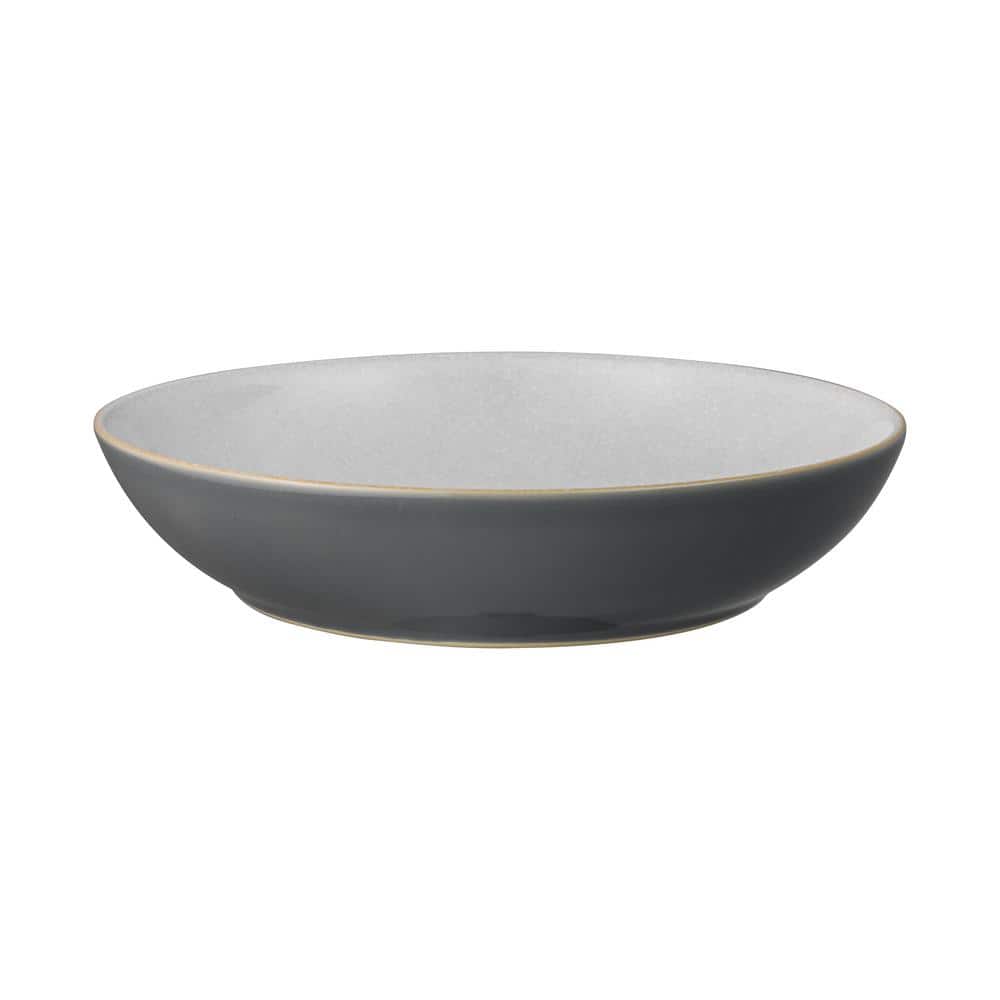 Denby Elements Fossil Grey Stoneware Pasta Bowl 35.5 fl. oz. ELFGY052 The Home Depot