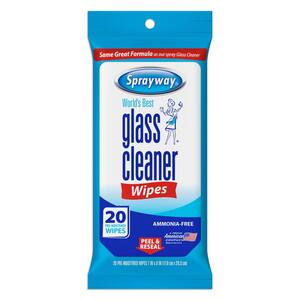 Glass Cleaner Wipes (20-Count)