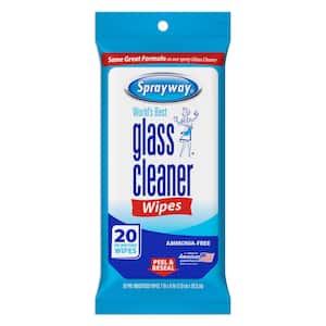 Glass Cleaner Wipes (20-Count, 3-Pack)