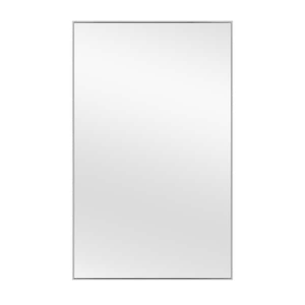 Tileon 59 in. W x 35 in. H Large Rectangular Aluminum Framed Wall