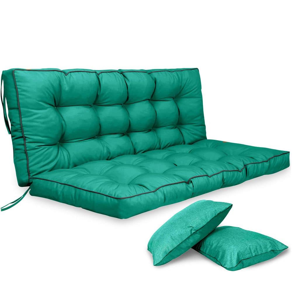 63 in. x 40 in. Swing Cushions for Outdoor Furniture Water-Resistant Swing Cushion for Patio Lake Blue price history on PriceWatchPro