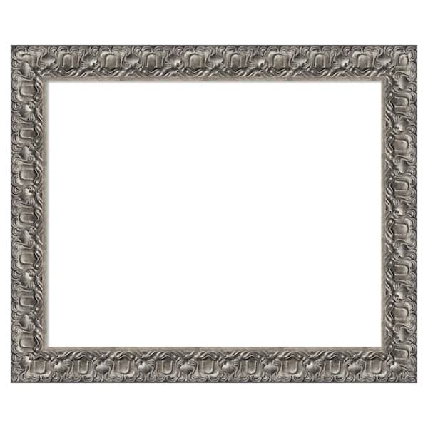 Silver Luxor 36 in. x 30 in. Wood Framed Dry Erase Magnetic Memo Board