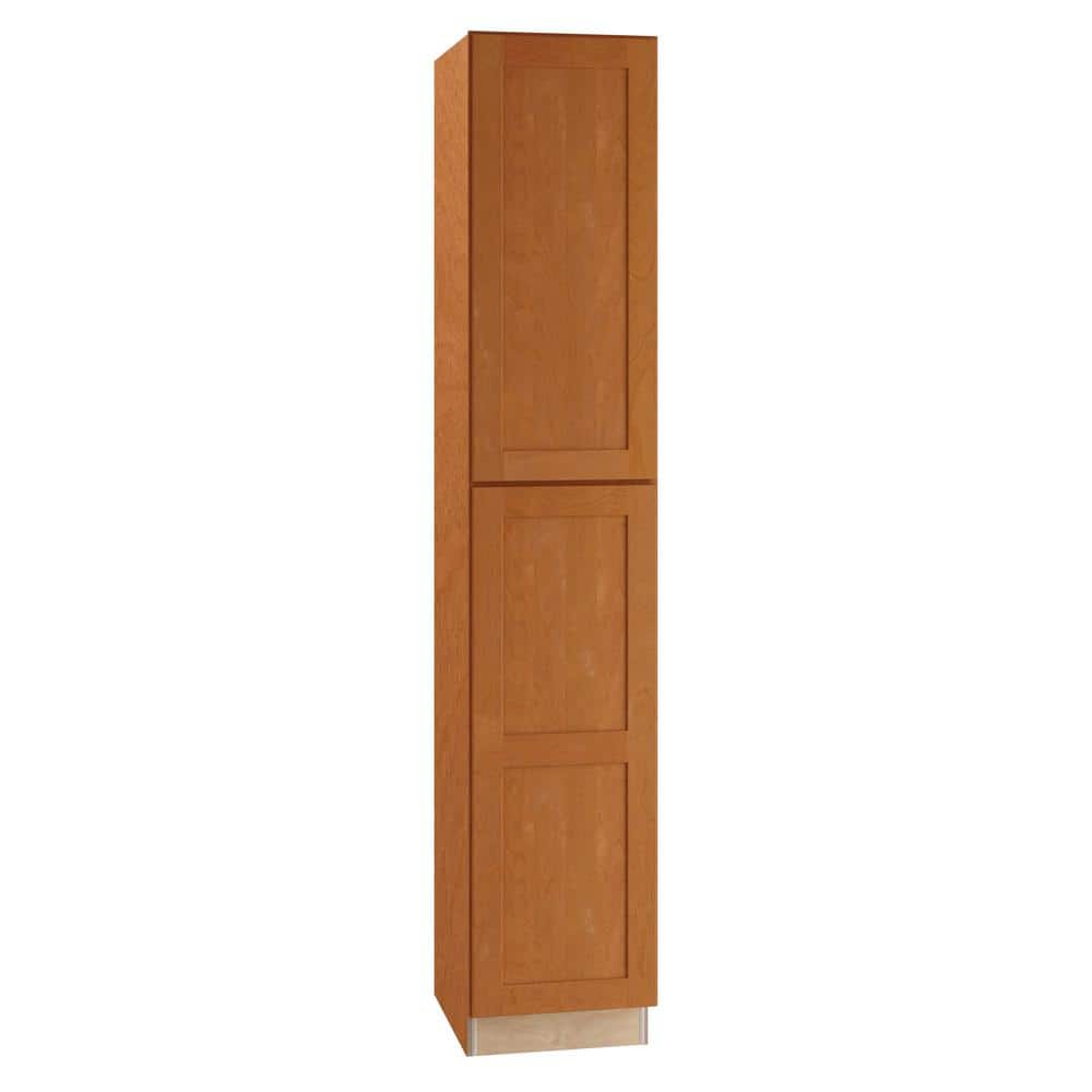 Newport 18 in. W x 24 in. D x 96 in. H Assembled Plywood Pantry Kitchen Cabinet in Cinnamon with 4ROT Soft Close RH price history on PriceWatchPro
