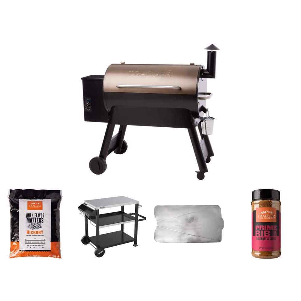 NUUK 32 in. Pizza Oven Grill Cart, Stainless Steel Prep Table with