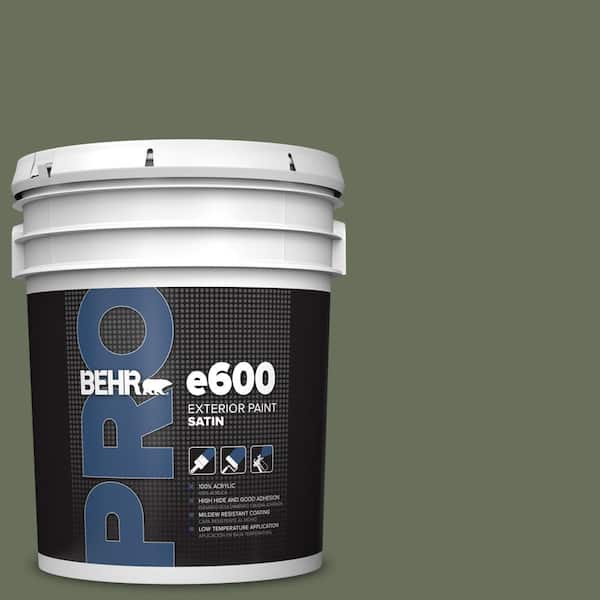 5 gal. #N390-6 Laurel Garland Satin Exterior Paint
