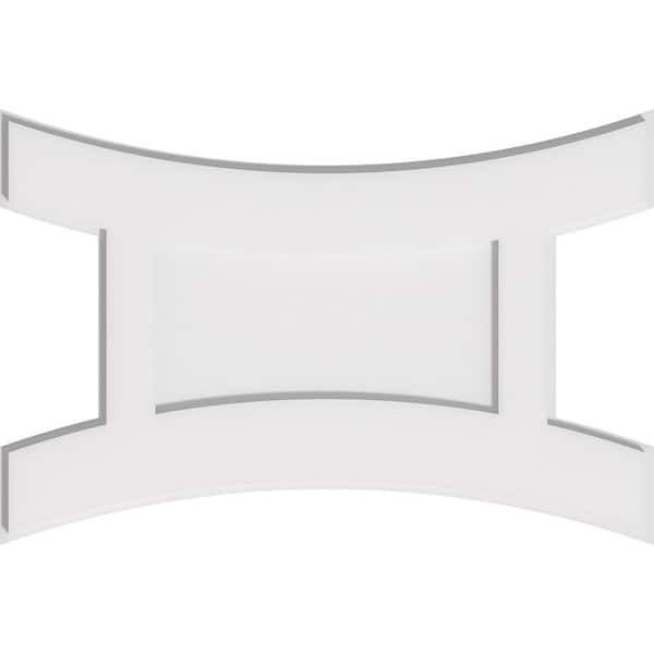 Ekena Millwork 1 in. P X 26 in. W X 17-3/8 in. H Haven Architectural Grade PVC Contemporary Ceiling Medallion
