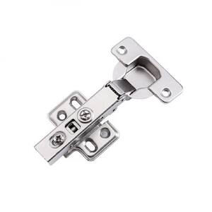 Concealed (35 mm) 110-Degree Clip-On Frameless Full Overlay Cabinet Hinge 12-Pairs (24 Pieces)