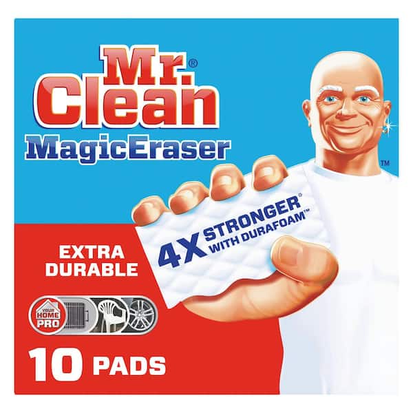 Mút tẩy sạch Mr.Clean Extra-Durable Magic Eraser với Durafoam...Nói không với vết bẩn cứng đầu một cách dễ dàng với mút tẩy sạch Mr.Clean Extra-Durable Magic Eraser với Durafoam! Những vết bẩn đáng ghét chỉ cần vài lần lau nhẹ nhàng, cho sức đánh bay 3-4 lần so với sản phẩm thông thường. Bạn sẽ yêu cảm giác sạch sẽ và tươi mới của căn phòng của bạn.