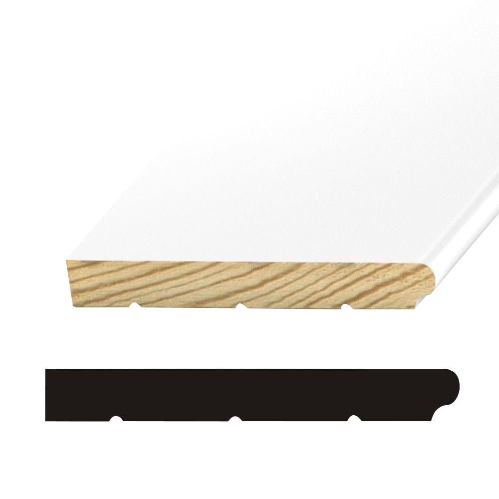 Kelleher 3/4 in. x 4-1/2 in. Primed Pine Stool Molding