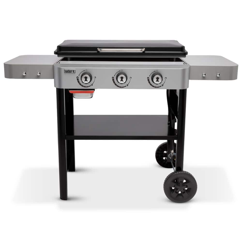 3 Burner Propane Gas Grill 28 Top in Black 43310201 - The Home Depot