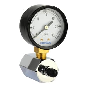 0-30psi -3-2-3% Accuracy 3/4 FNPT Connection Measureman 2 Steel Gas Pressure Test Gauge Assembly 