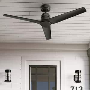 Nocturnal 52 in. Indoor/Outdoor Noble Bronze Propeller Ceiling Fan with Remote Included for Porches and Covered Patios