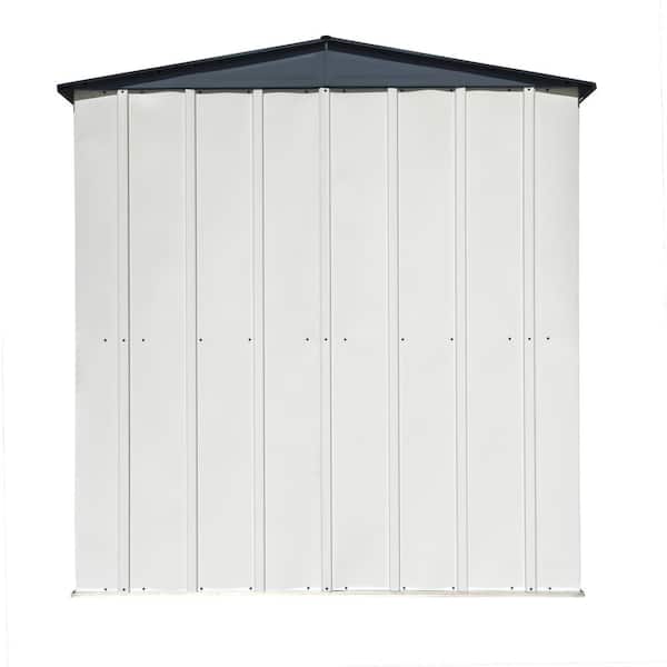 ShelterLogic 3 ft. x 6 ft. Grey Flute and Anthracite Space Maker Patio Shed