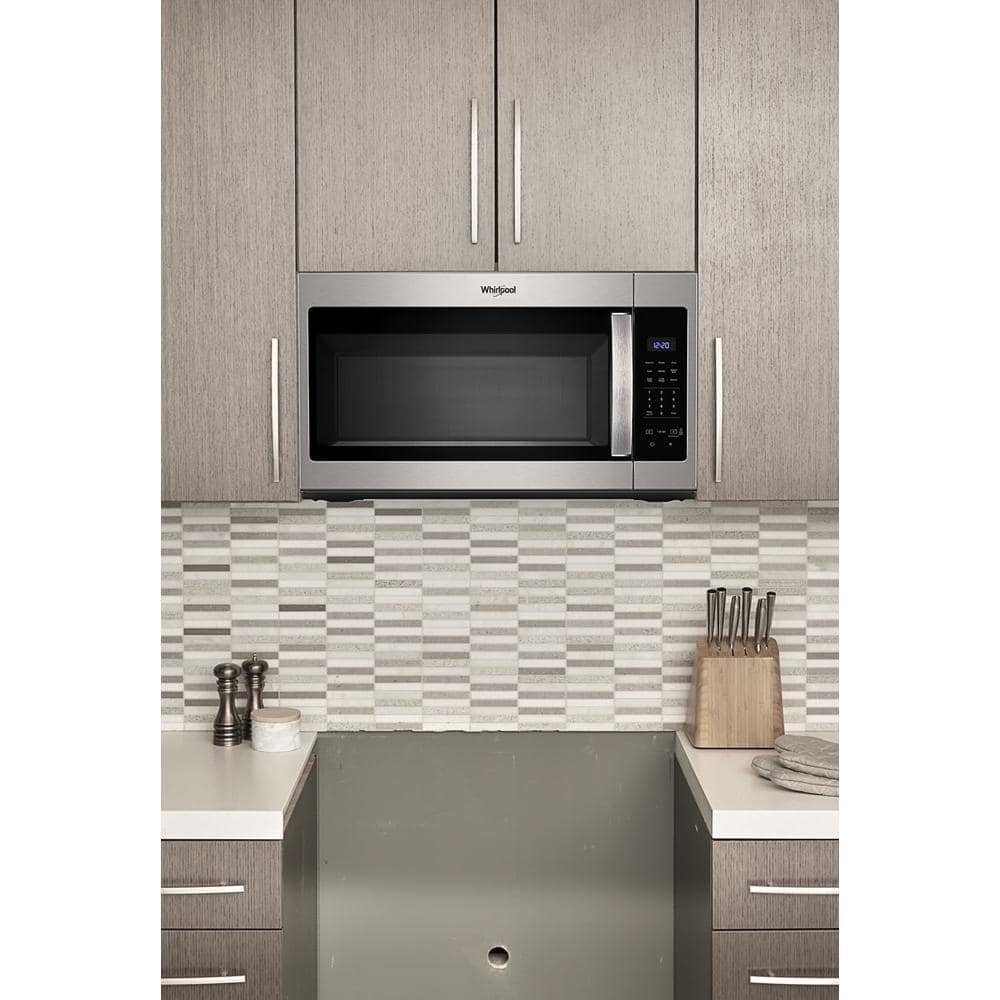 Whirlpool 1.7 Cu. Ft. Stainless Steel Over-the-Range Microwave