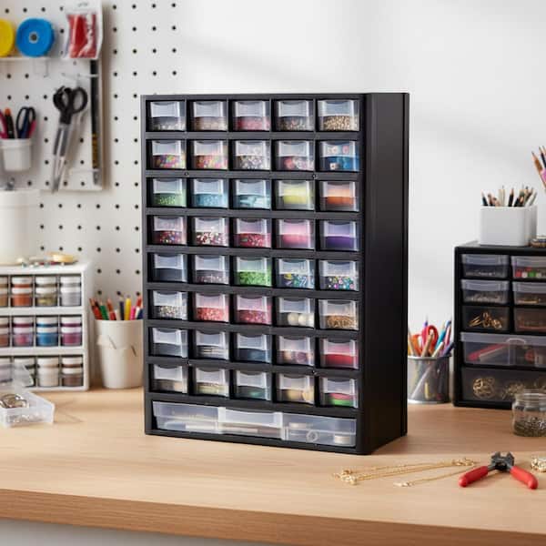Stalwart 17.5 in. 41-Compartment Hardware Storage Small Parts