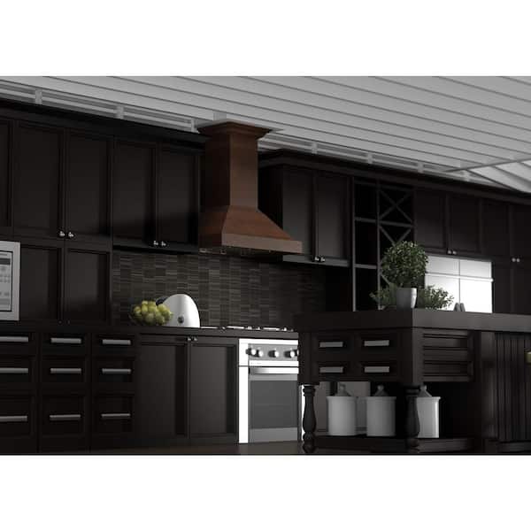 KBRR30 by Zline Kitchen and Bath - ZLINE Convertible Vent Wooden