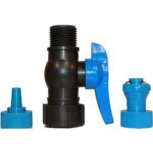Flow Control and Shut-Off Valve with Adjustable Twist Nozzle and Bonus PK Sweeper Nozzle