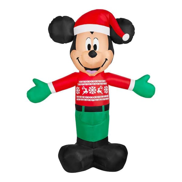 3.5 ft LED Mickey in Classy Sweater
