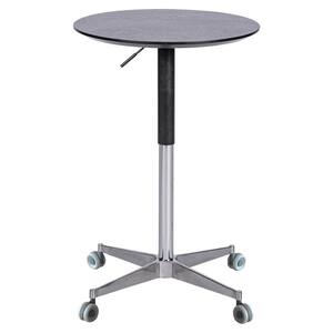 Zeus & Ruta 360 Swivel Movable Adjustable Coffee Table in Black Counter ...