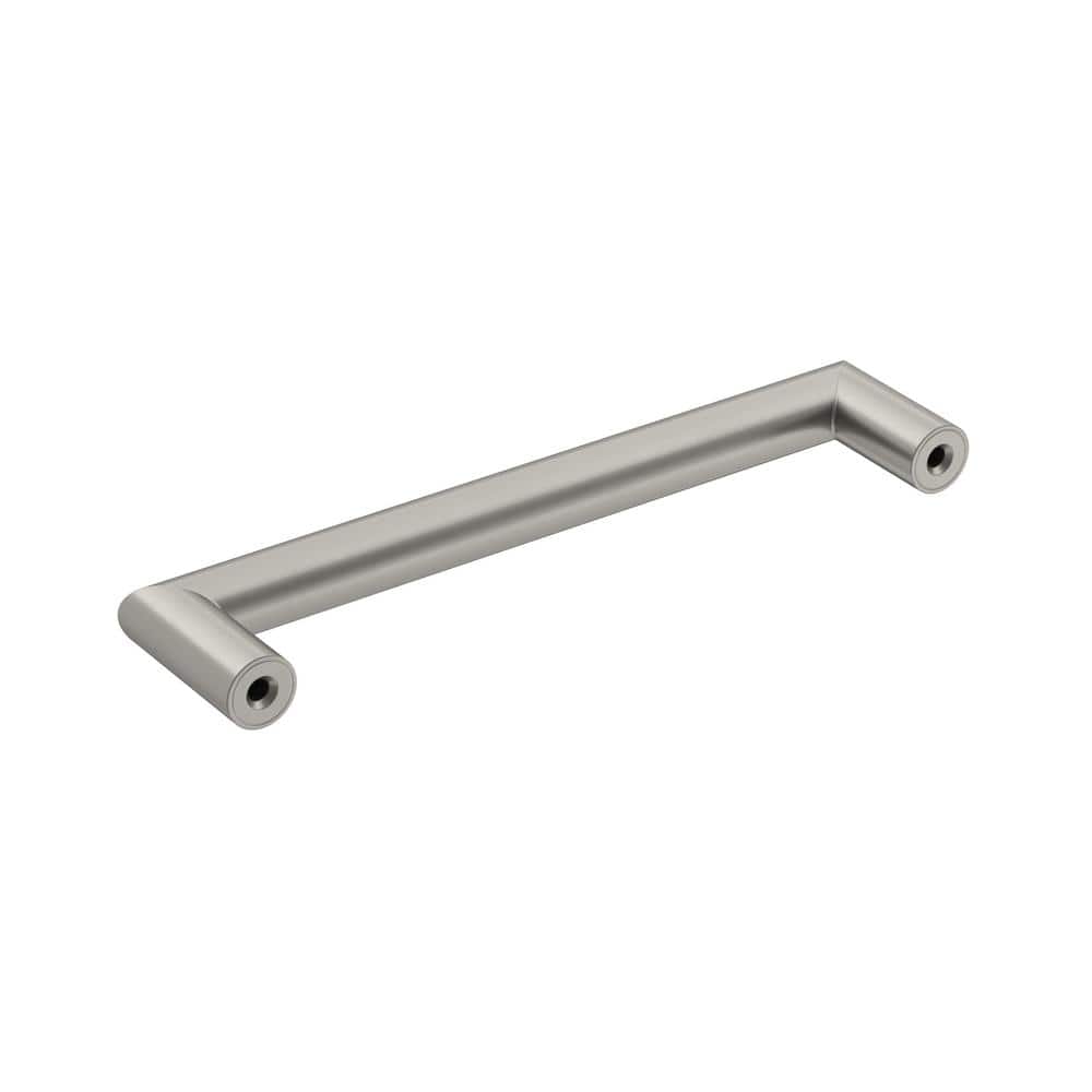 Satin Nickel Brushed Modern Industrial Bar Pull