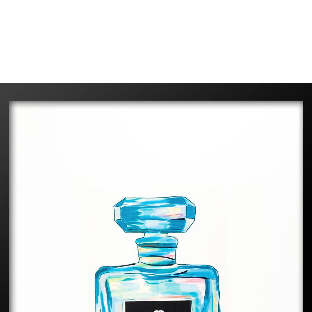 Colorful Abstract Perfume Bottle Framed Print for Kids